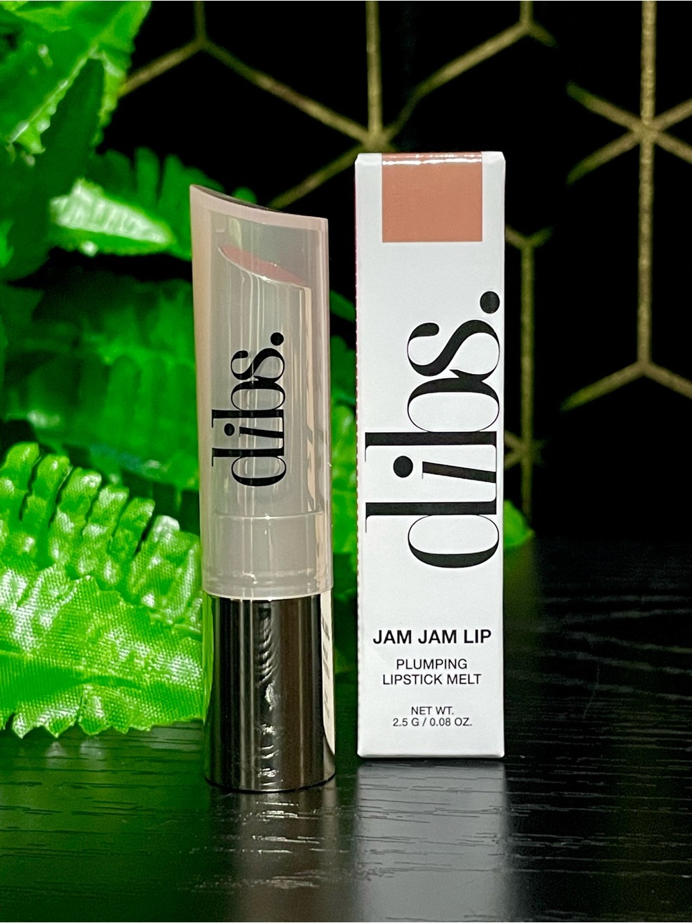 Dibs Jam Jam Lip Plumping Lipstick Melt in Shade Fig Fantasy